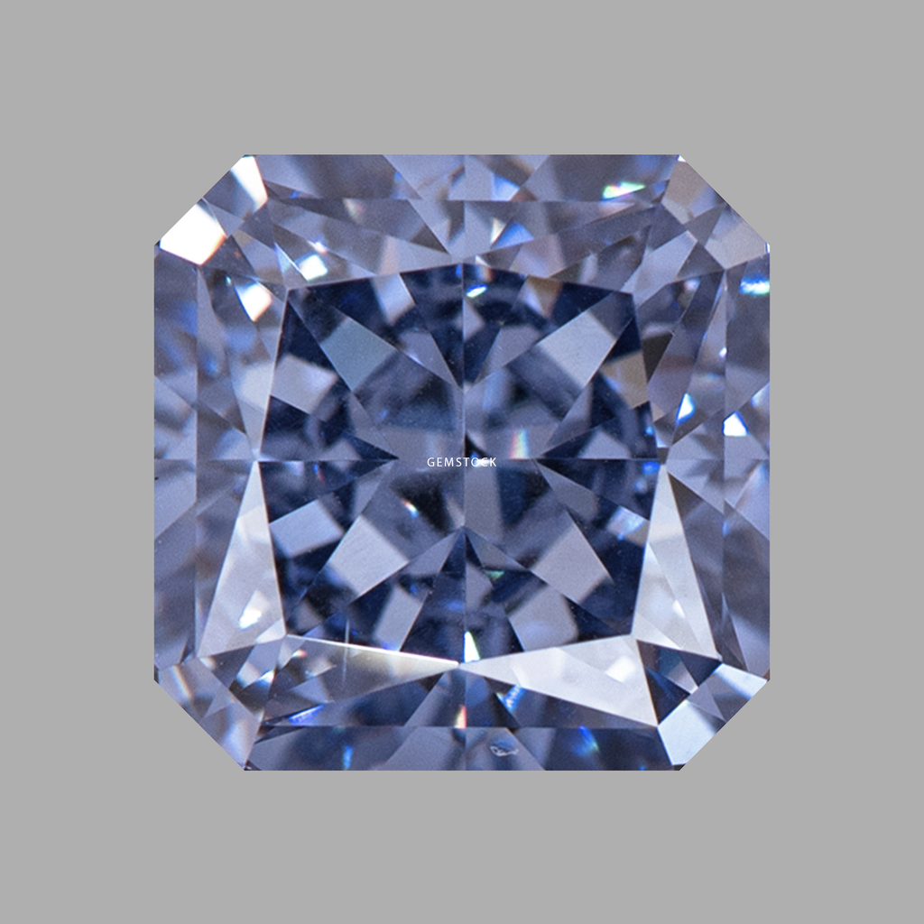 Cubic Zirconia | Corner Cut | 10x10 | Blue Grey | G-055