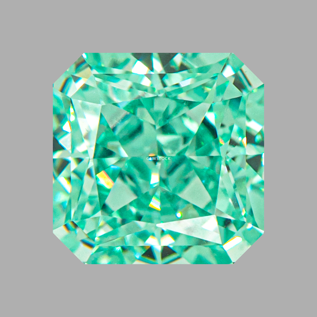 Cubic Zirconia | Corner Cut | 10x10 | Paraiba | G-034