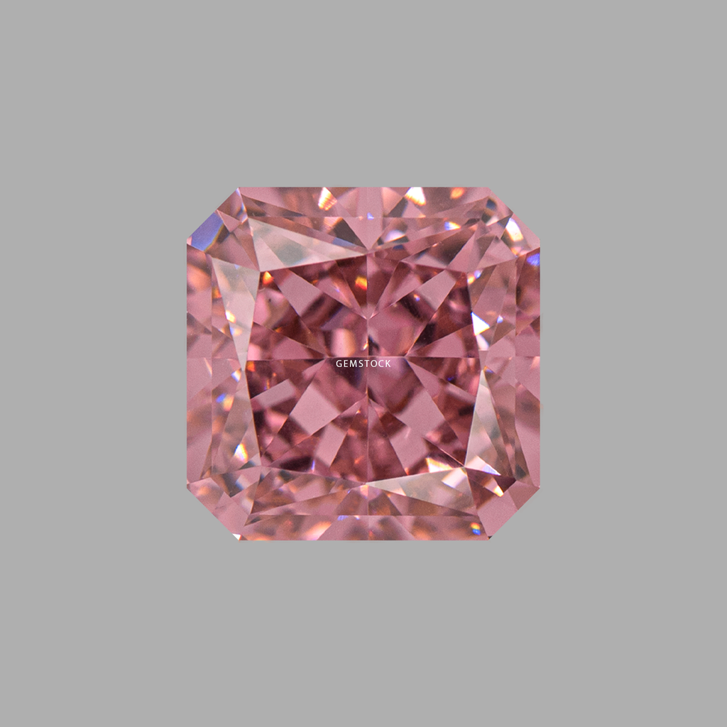 Cubic Zirconia | Corner Cut | 6x6  | Magenta | G-015