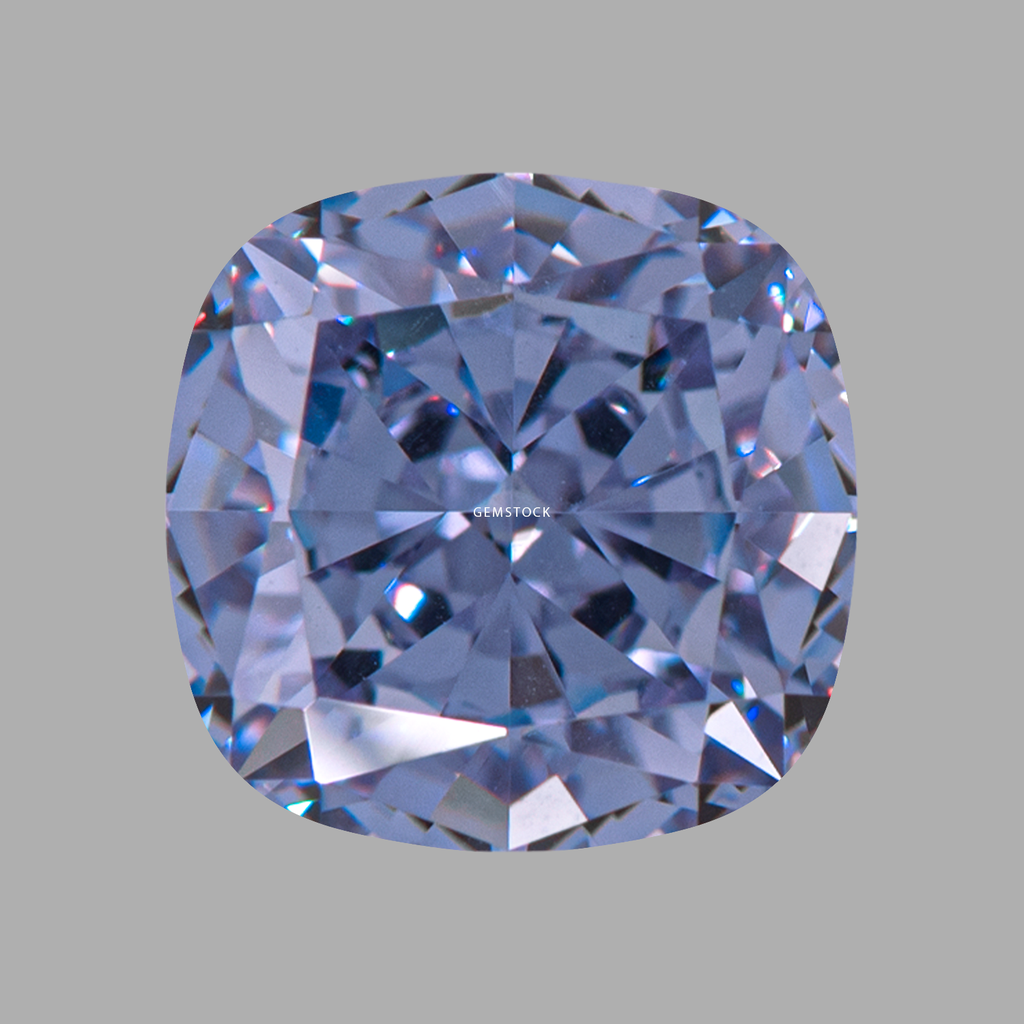 Cubic Zirconia | Cushion | 10x10 | Blue Grey | G-055