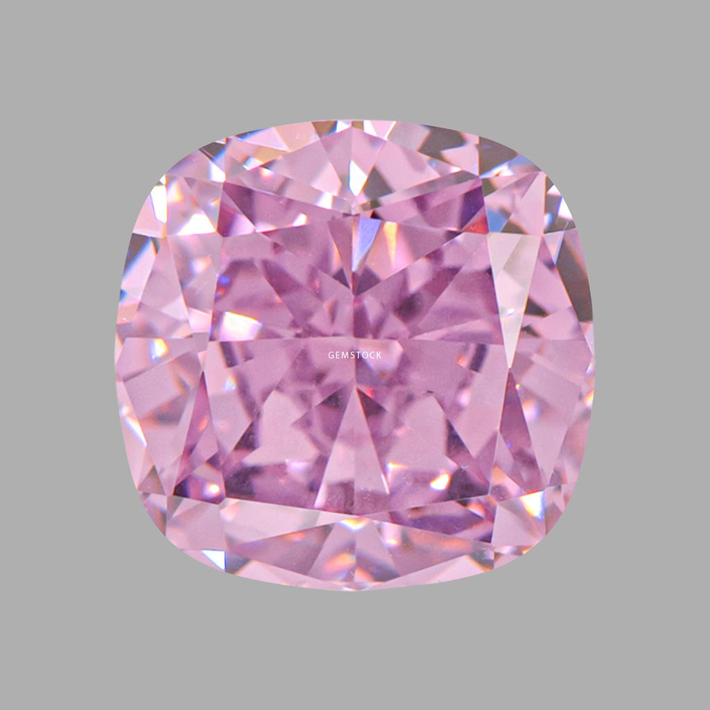 Cubic Zirconia | Cushion | 10x10 | Purple Pink | G-011