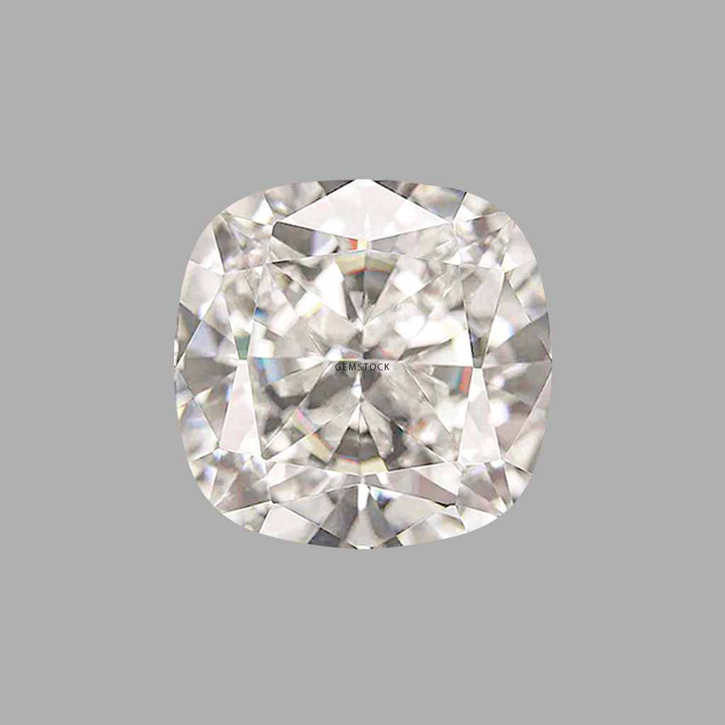 Cubic Zirconia | Cushion | 5x5 | G-White | G-022