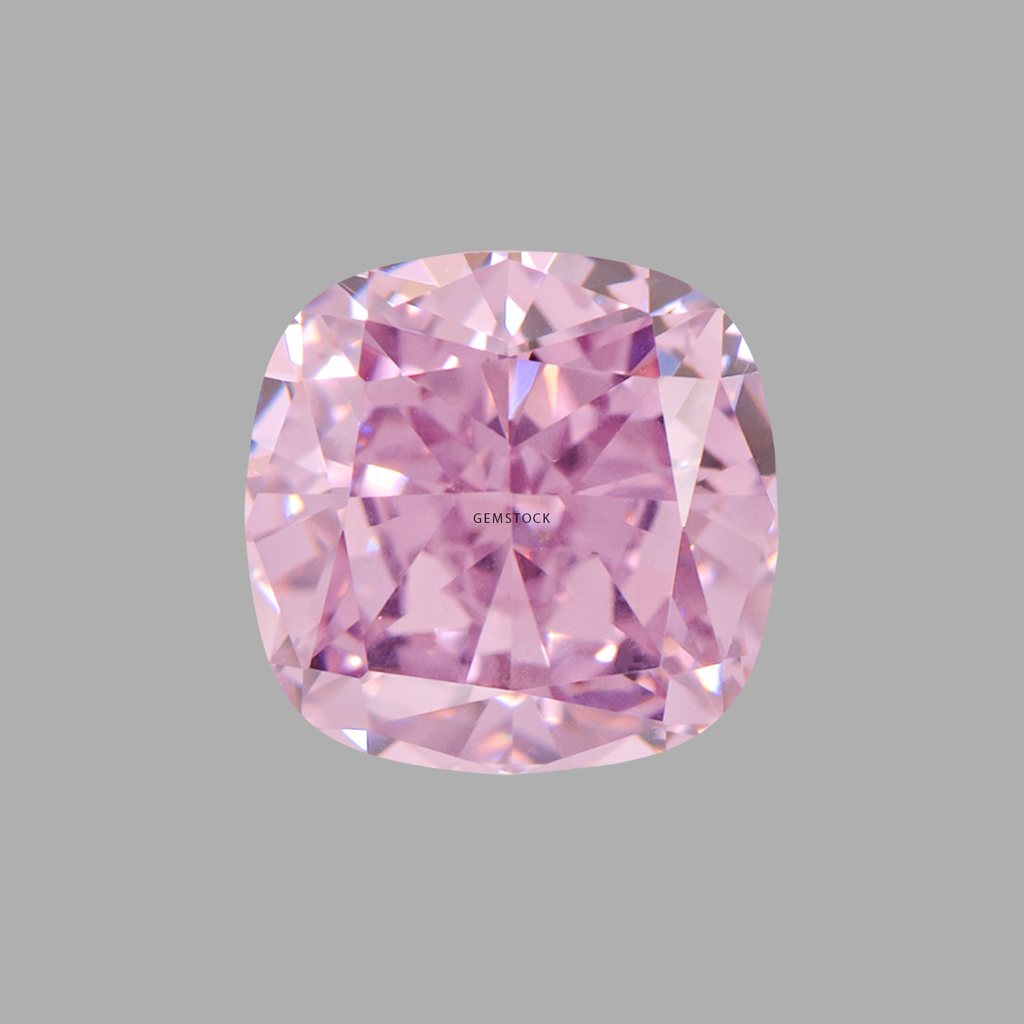 Cubic Zirconia | Cushion | 5x5 | Light Pink | G-05