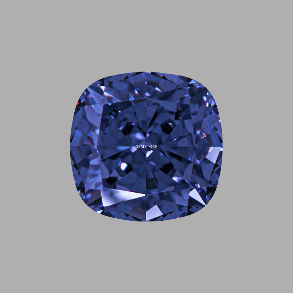 Cubic Zirconia | Cushion | 5x5 | Tanzanite Blue | G-057