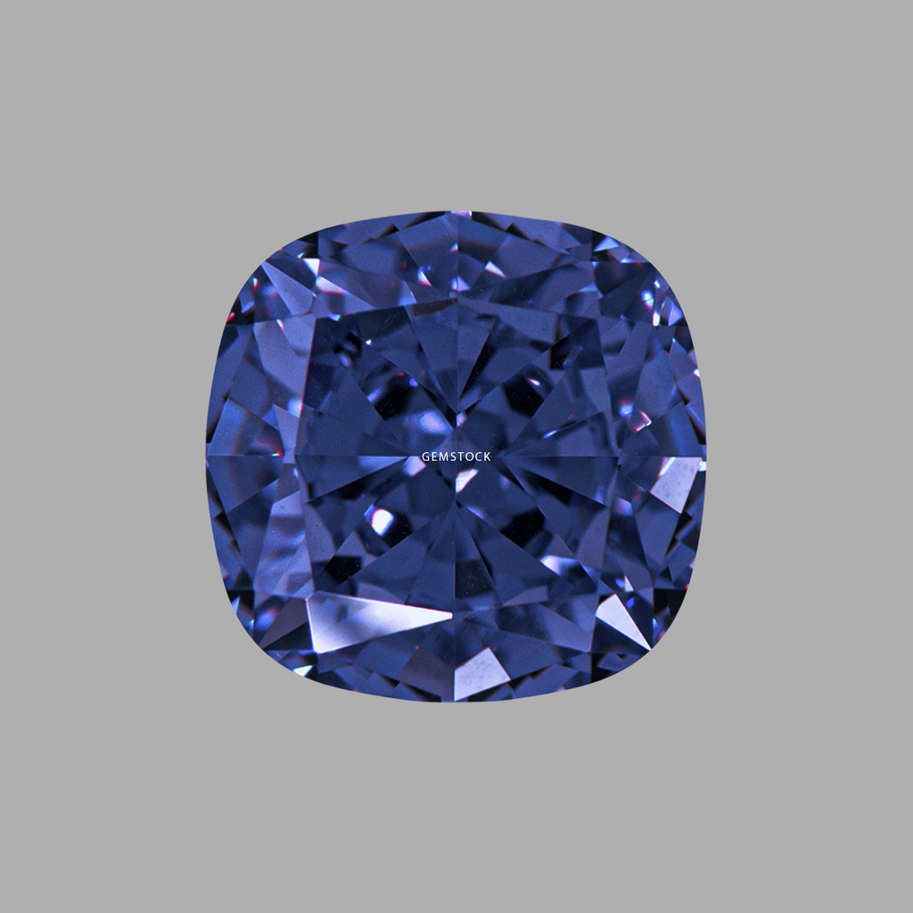 Cubic Zirconia | Cushion | 6x6 | Tanzanite Blue | G-057