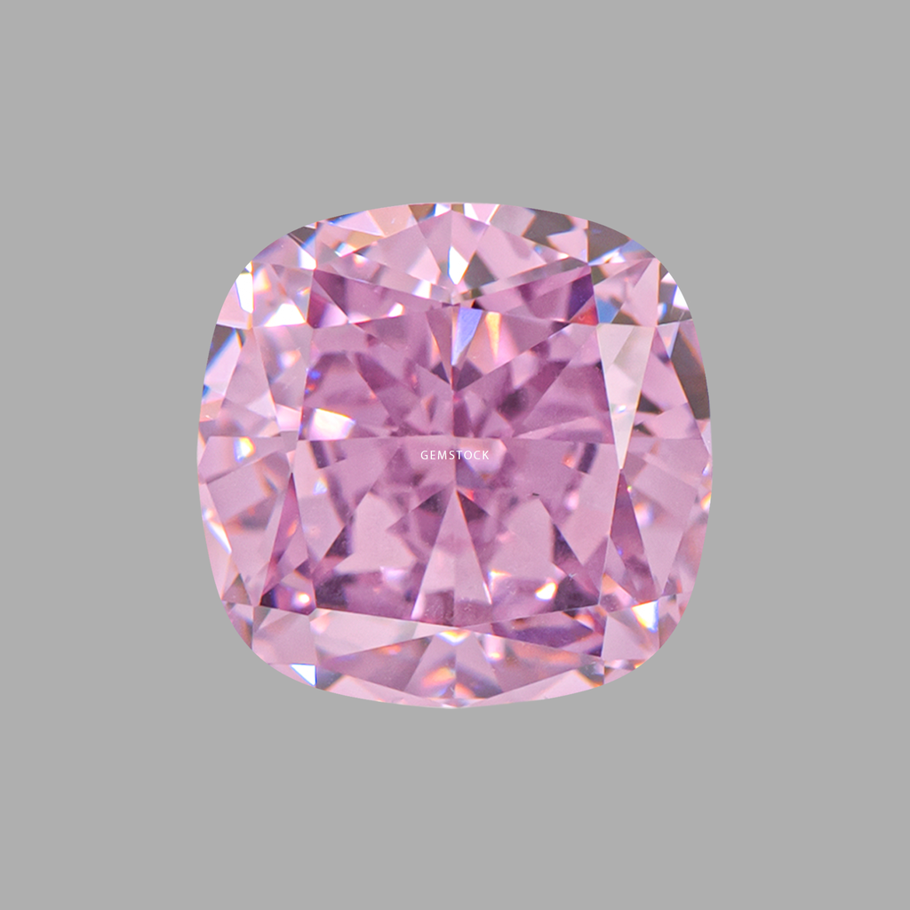 Cubic Zirconia | Cushion | 8x8 | Purple Pink | G-011