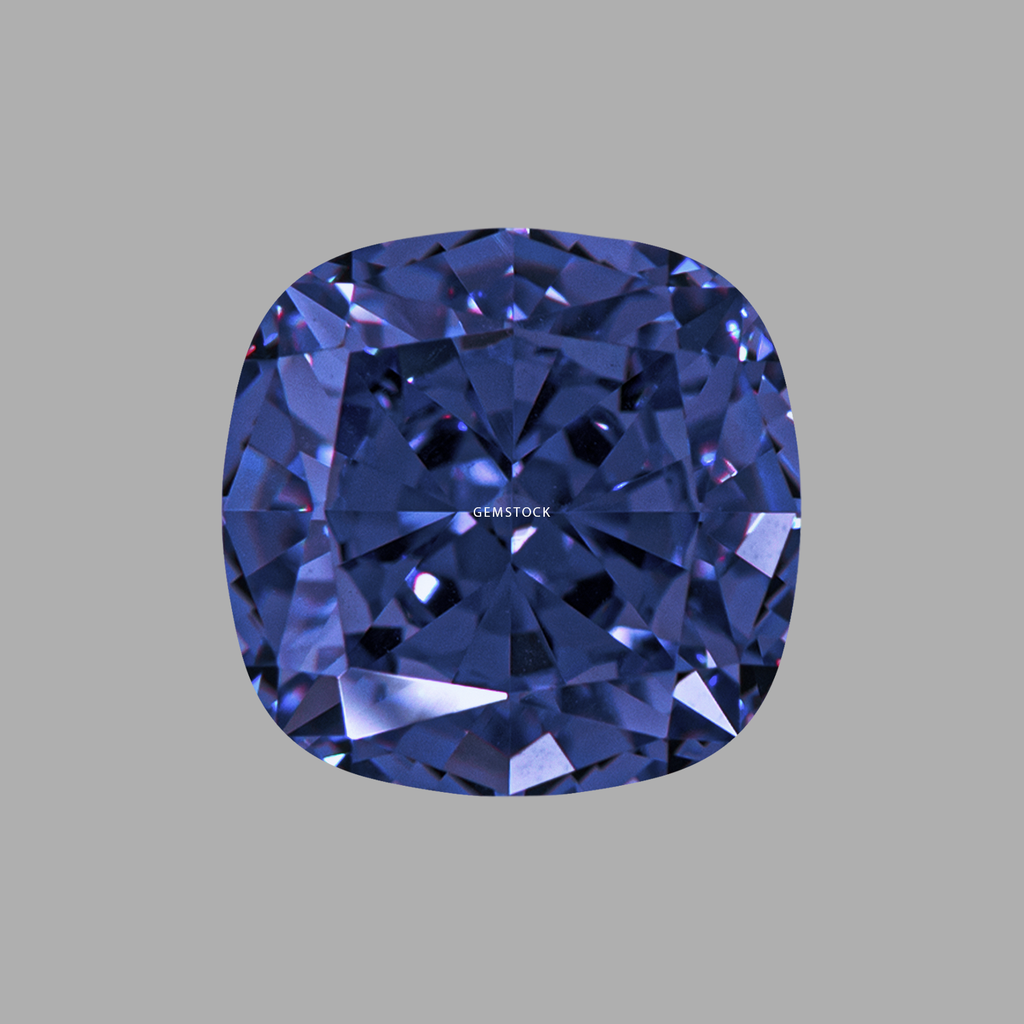 Cubic Zirconia | Cushion | 8x8 | Tanzanite Blue | G-057