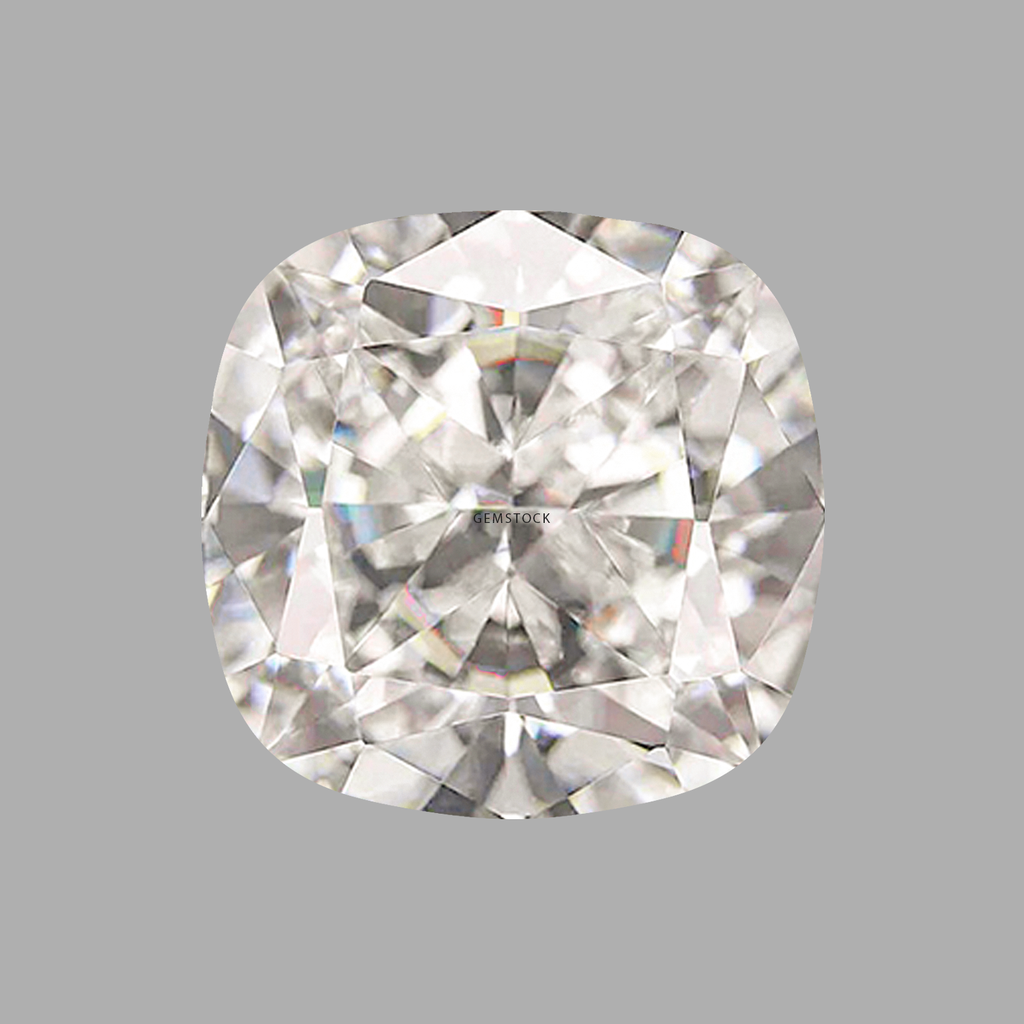 Cubic Zirconia | Cushion | 9x9 | G-White| G-022