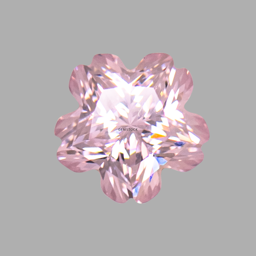 Cubic Zirconia | Flower Sakura | 9x9 | Light Pink | G-05