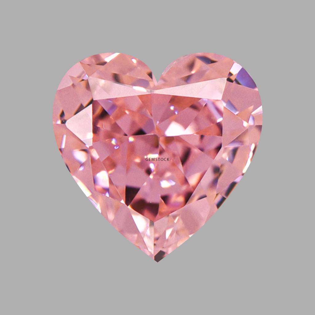 Cubic Zirconia | Heart | 9x9 | Rose Pink | G-07