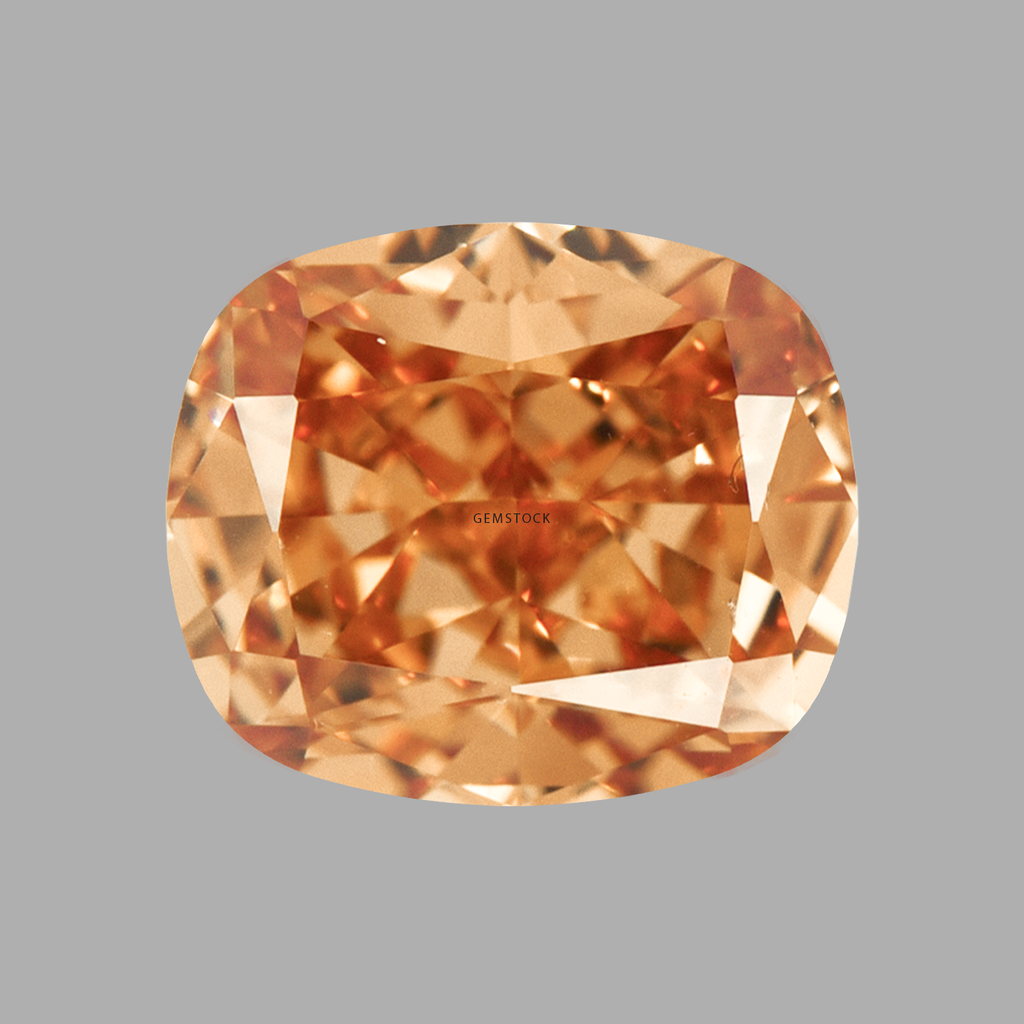 Cubic Zirconia | Long Cushion | 10x12 | Champagne | G-027