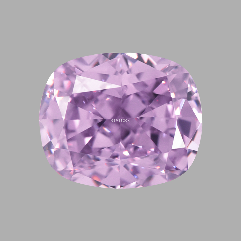 Cubic Zirconia | Long Cushion | 10x12 | Purple Pink | G-011