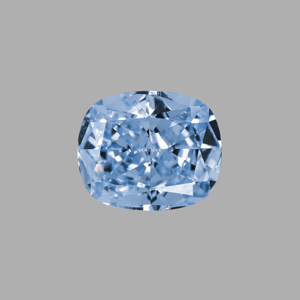 Cubic Zirconia | Long Cushion | 5x7 | Sea Blue | G-052