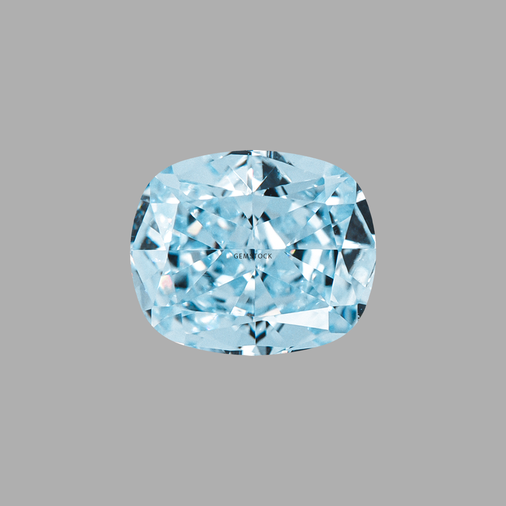 Cubic Zirconia | Long Cushion | 5x7 | Sky Blue | G-048