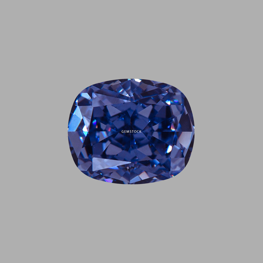 Cubic Zirconia | Long Cushion | 5x7 | Tanzanite Blue | G-057