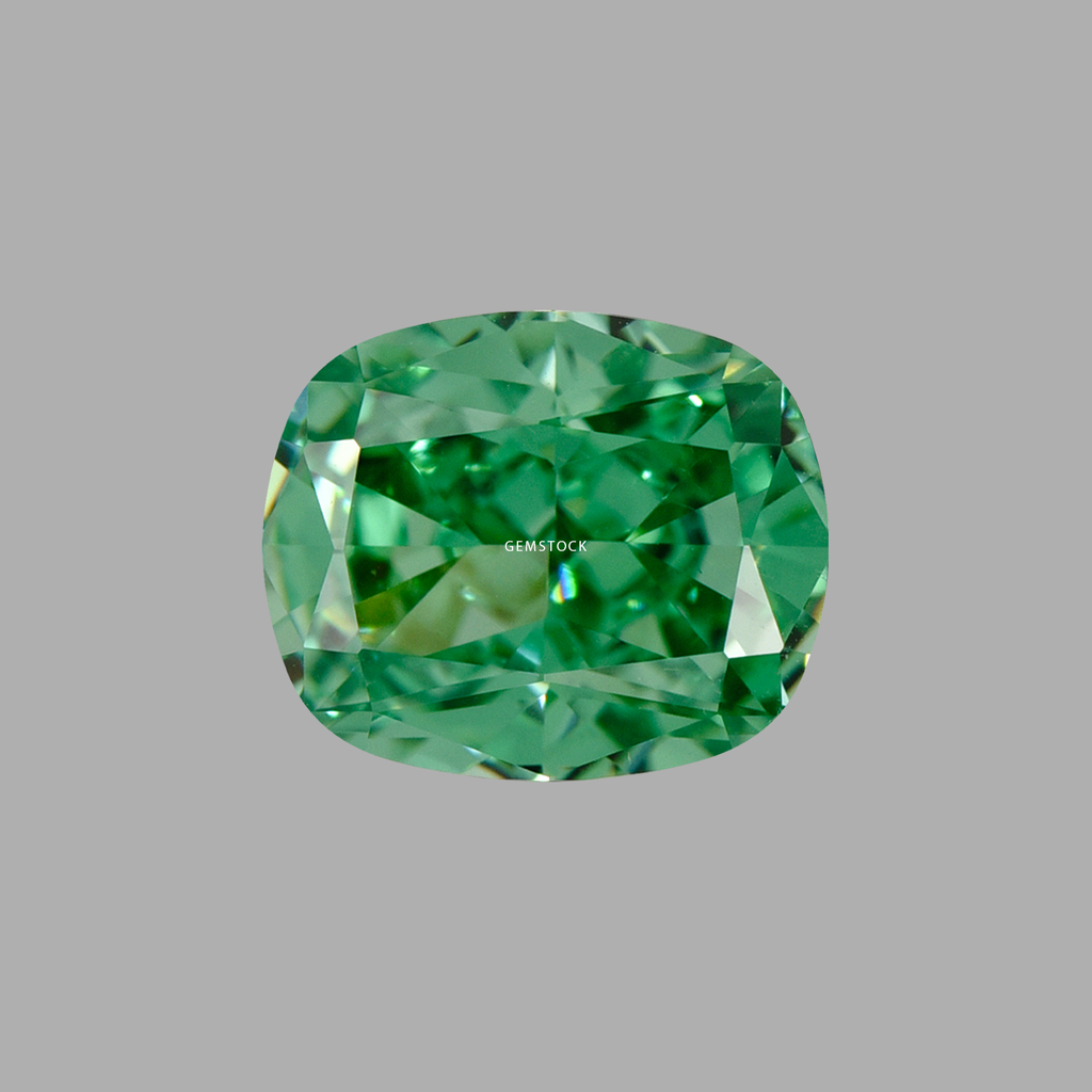 Cubic Zirconia | Long Cushion | 6x8 | Mint Green | G-035