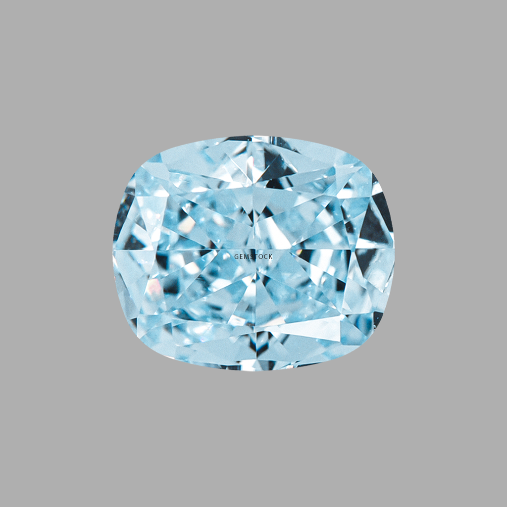 Cubic Zirconia | Long Cushion | 7x9 | Sky Blue | G-048