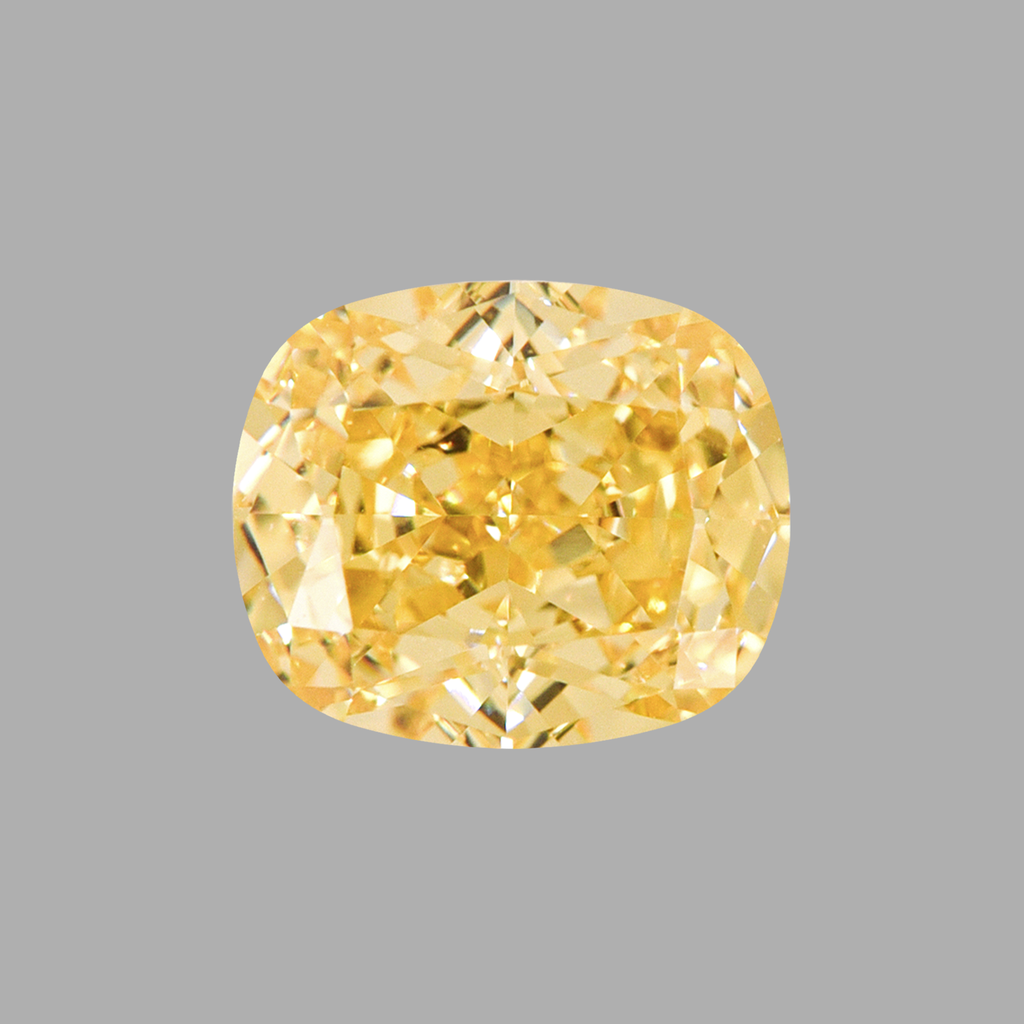 Cubic Zirconia | Long Cushion | 7x9 | Vivid Yellow | G-024