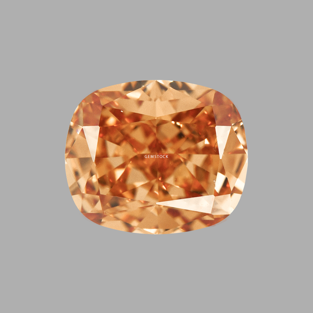 Cubic Zirconia | Long Cushion | 8x10 | Champagne | G-027