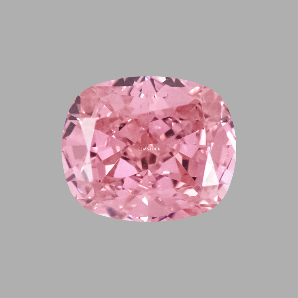 Cubic Zirconia | Long Cushion | 8x10 | Pink | G-08