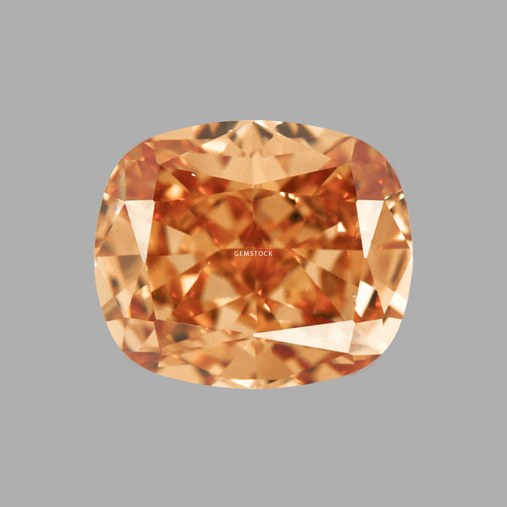 Cubic Zirconia | Long Cushion | 9x11 | Champagne | G-027