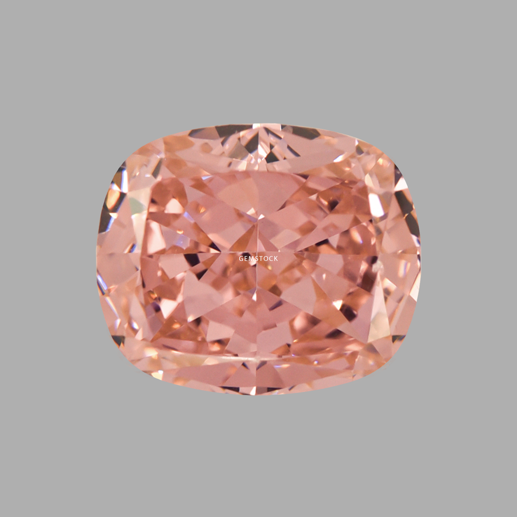 Cubic Zirconia | Long Cushion | 9x11 | Peach | G-01