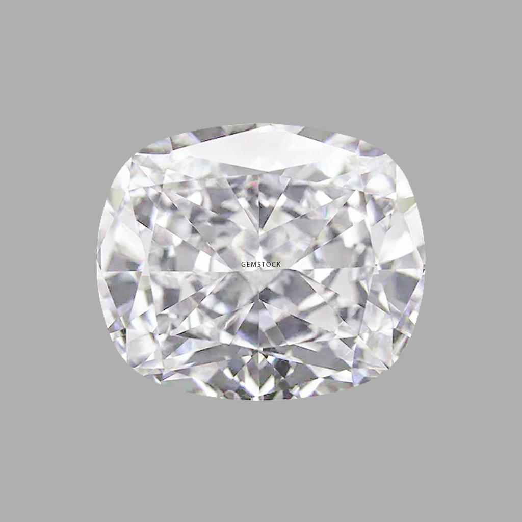 Cubic Zirconia | Long Cushion | 9x11 | White | G-021