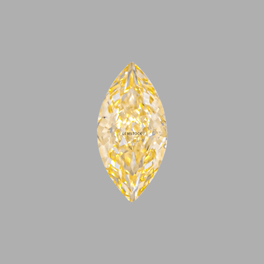 Cubic Zirconia | Marquise | 4x8 | Canary Yellow | G-023