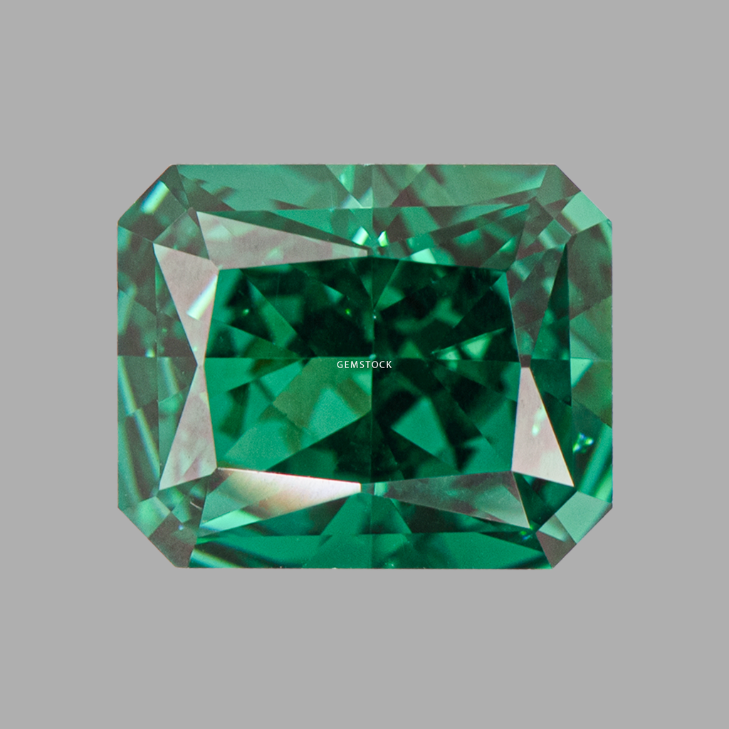 Cubic Zirconia | Octagon | 10x12 | Light Green | G-036