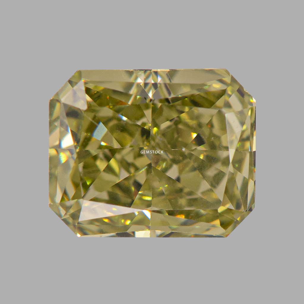 Cubic Zirconia | Octagon | 10x12 | Olive | G-028