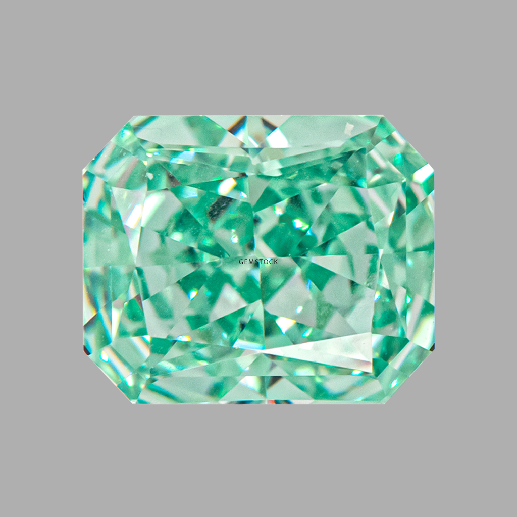 Cubic Zirconia | Octagon | 10x12 | Paraiba | G-034