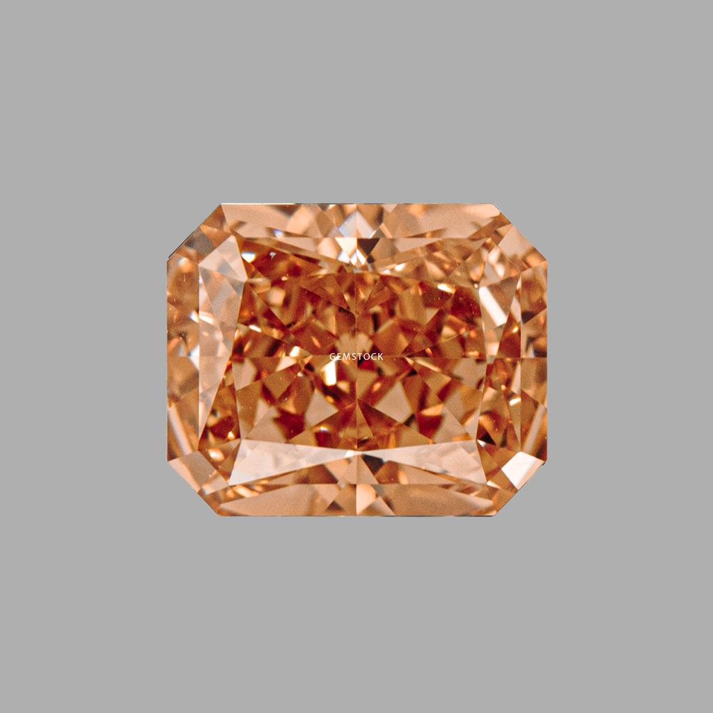 Cubic Zirconia | Octagon | 5x7 | Champagne | G-027