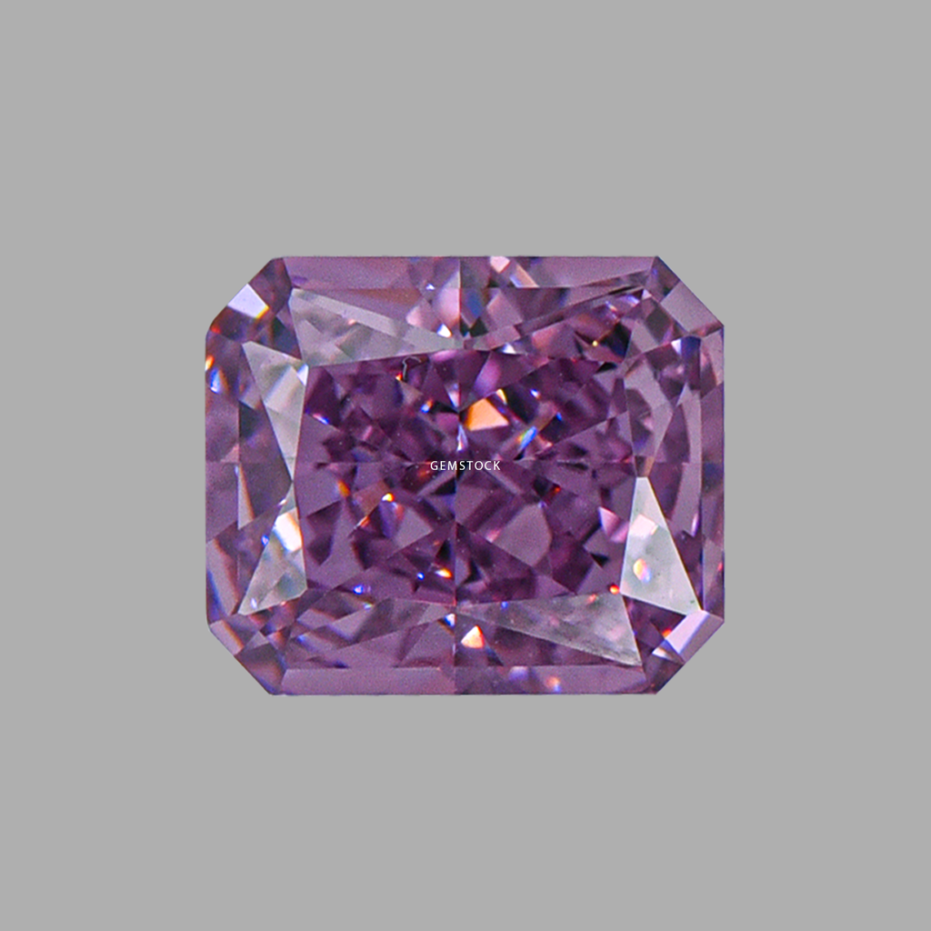 Cubic Zirconia | Octagon | 6x8  | Amethyst | G-041