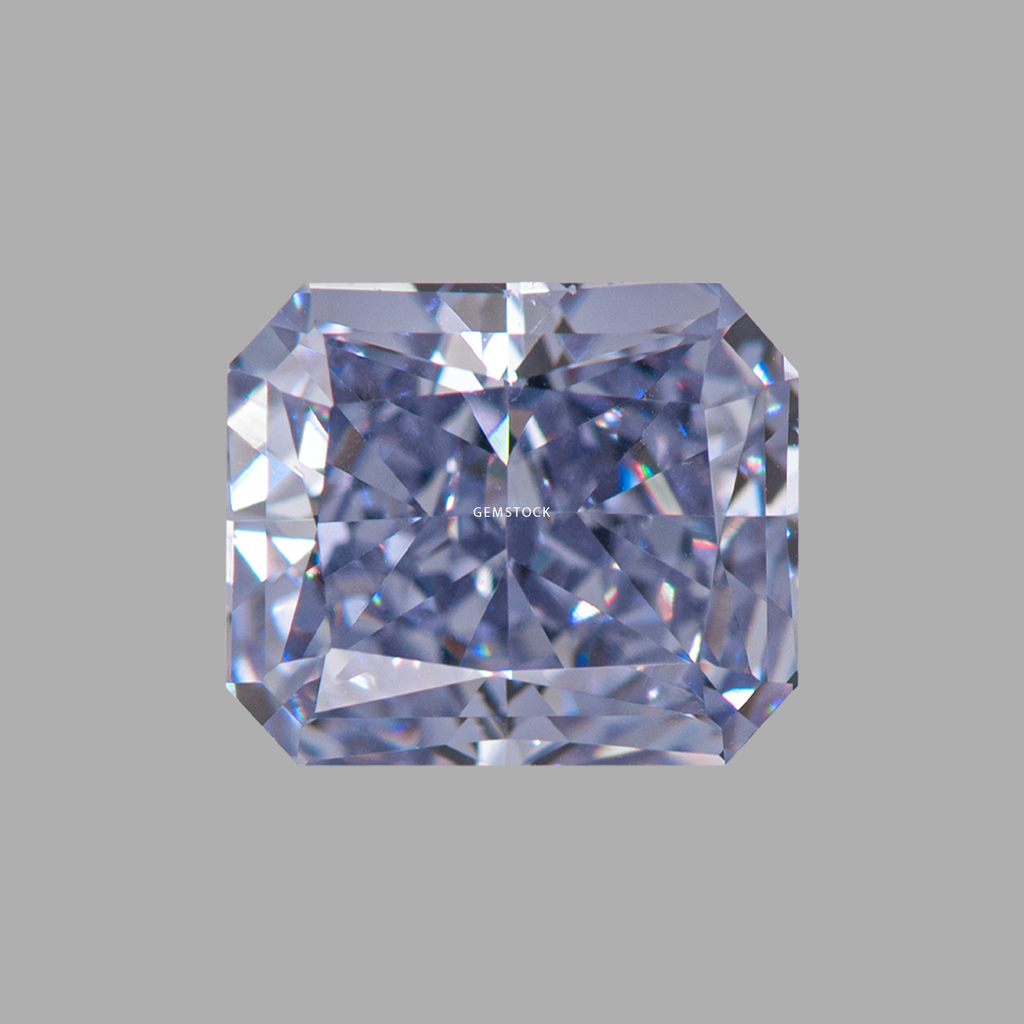 Cubic Zirconia | Octagon | 6x8  | Blue Grey | G-055