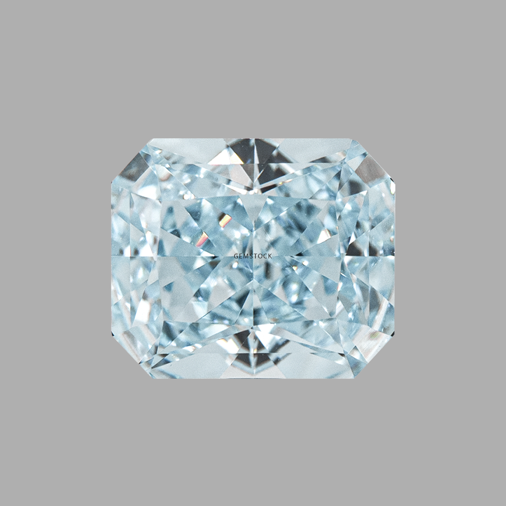 Cubic Zirconia | Octagon | 6x8  | Ice Blue | G-047