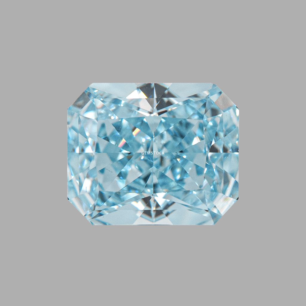 Cubic Zirconia | Octagon | 6x8  | Sky Blue | G-048