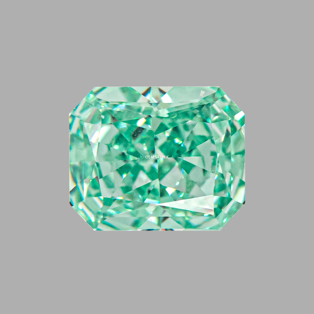 Cubic Zirconia | Octagon | 6x8 | Paraiba | G-034