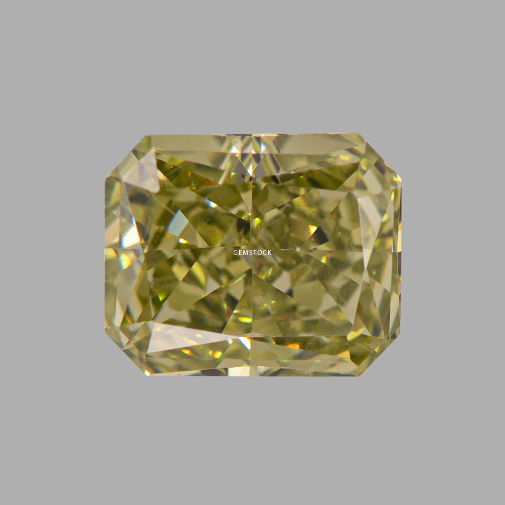 Cubic Zirconia | Octagon | 7x9 | Olive | G-028