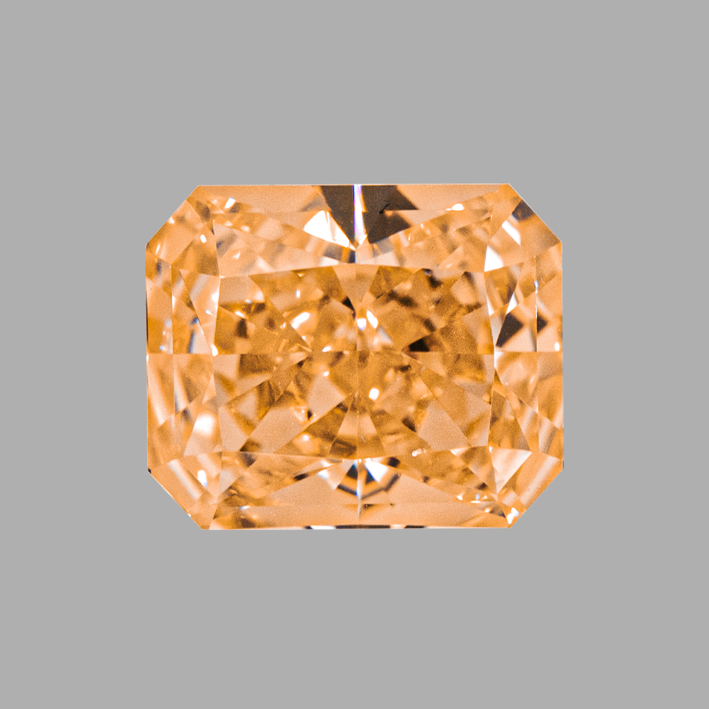 Cubic Zirconia | Octagon | 7x9 | Orange | G-03