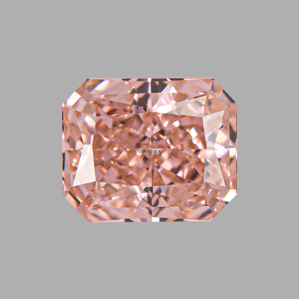 Cubic Zirconia | Octagon | 7x9 | Peach | G-01