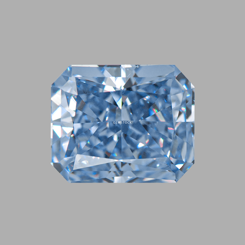 Cubic Zirconia | Octagon | 7x9 | Sea Blue | G-052