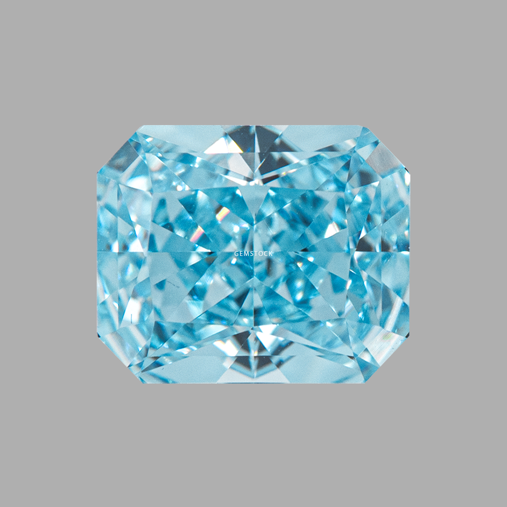 Cubic Zirconia | Octagon | 8x10 | Aquamarine | G-049