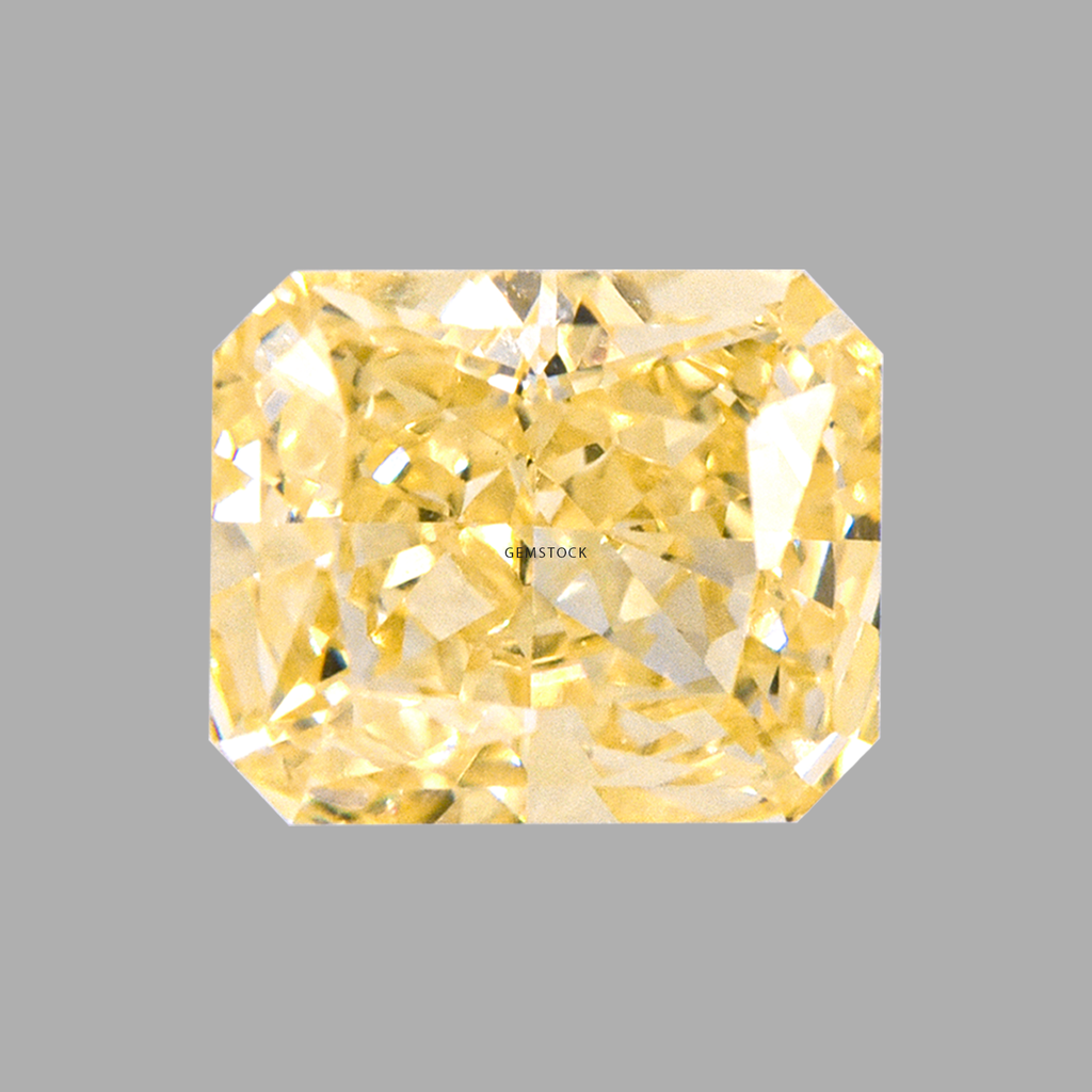 Cubic Zirconia | Octagon | 8x10 | Canary Yellow | G-023