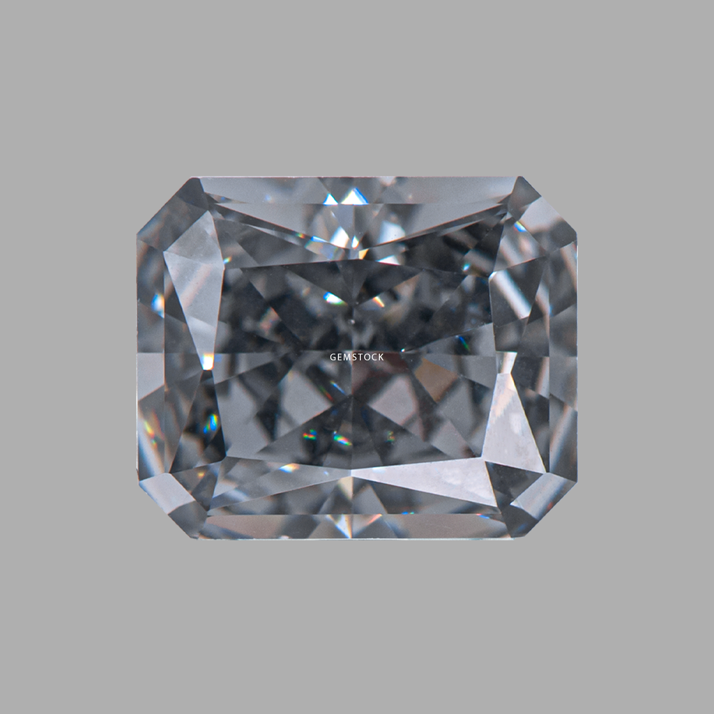 Cubic Zirconia | Octagon | 8x10 | Deep Grey | G-056