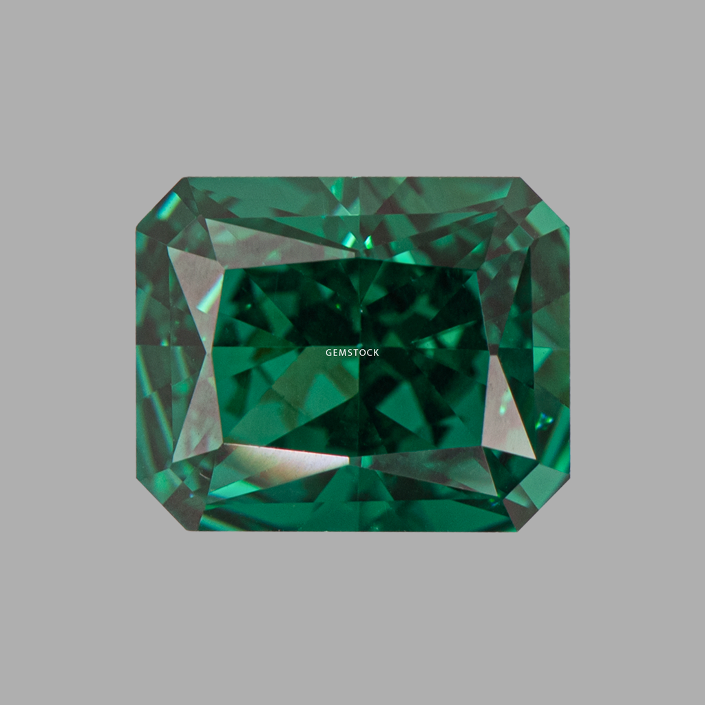 Cubic Zirconia | Octagon | 8x10 | Green | G-037