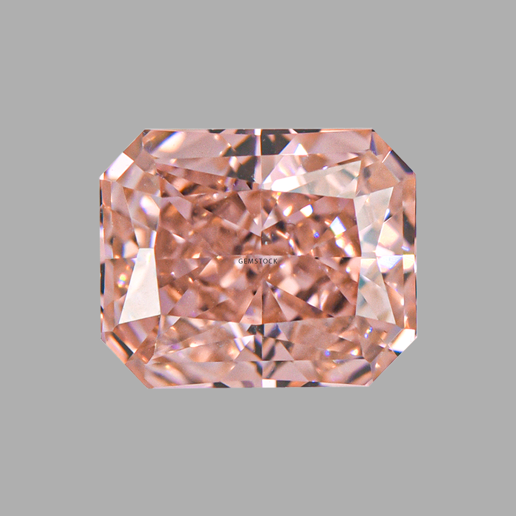 Cubic Zirconia | Octagon | 8x10 | Peach | G-01
