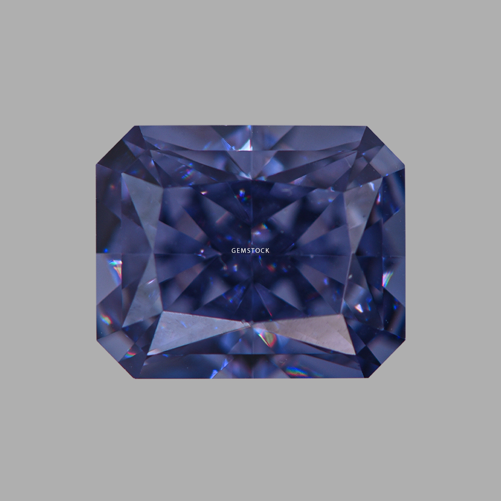 Cubic Zirconia | Octagon | 8x10 | Tanzanite Blue | G-057