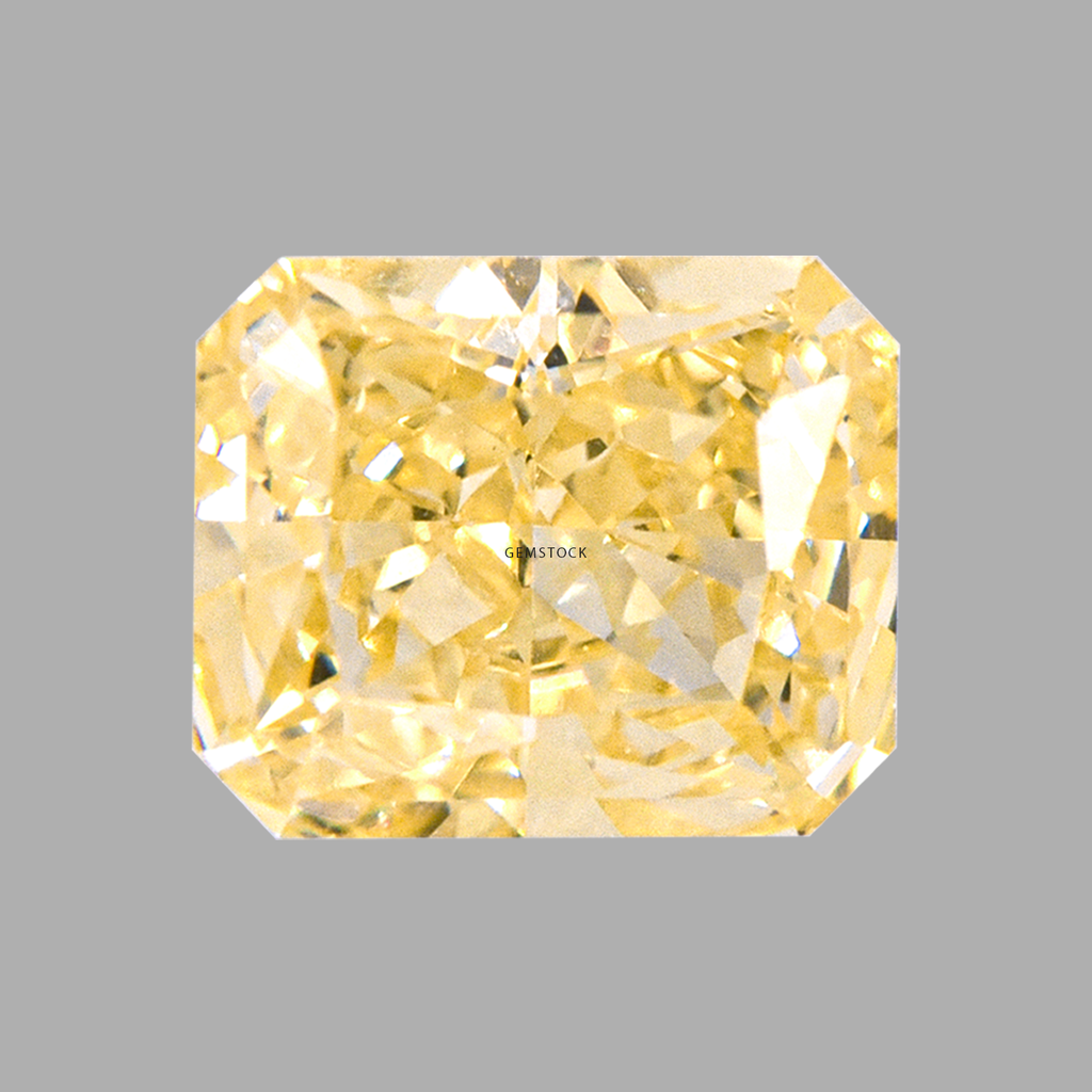 Cubic Zirconia | Octagon | 9x11 | Canary Yellow | G-023
