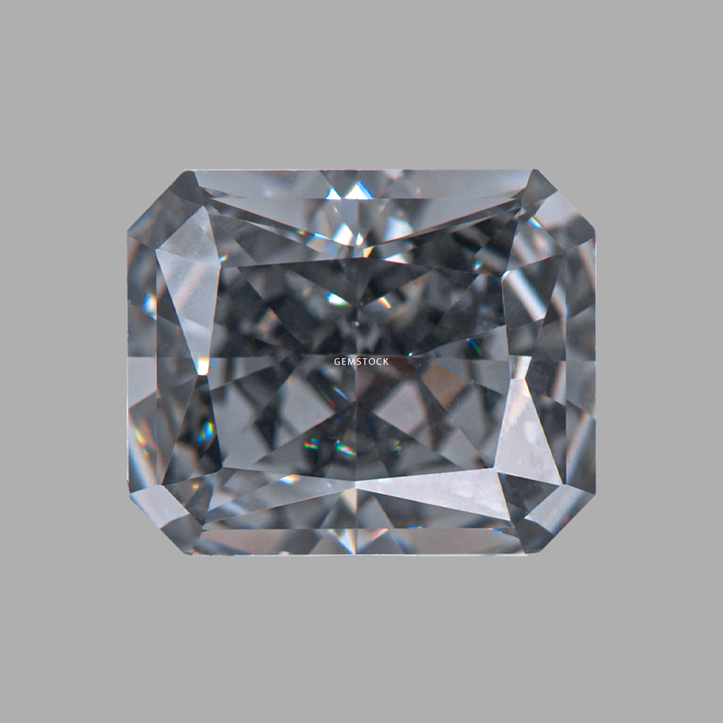 Cubic Zirconia | Octagon | 9x11 | Deep Grey | G-056