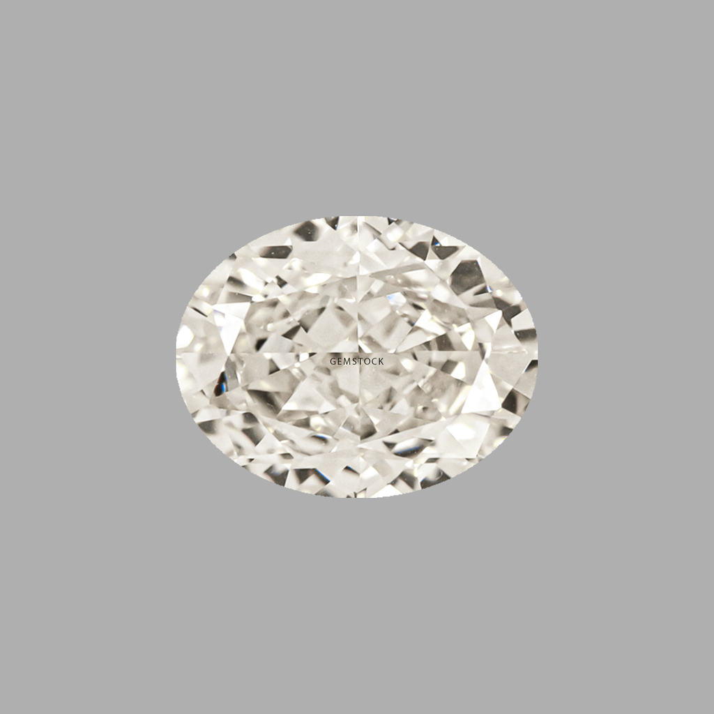 Cubic Zirconia | Oval | 4x6 | G-White | G-022